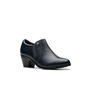 N[NX fB[X Xb|E[t@[ V[Y Emily 2 Reyna Cushioned Slip On Booties Navy Leather