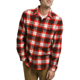 ノースフェイス メンズ シャツ トップス The North Face Men's Arroyo Flannel Shirt Fiery Red Medium Icon Pld