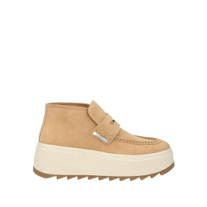 �y���������z �A�b�V�� ���f�B�[�X �u�[�c �V���[�Y Ankle boots Beige