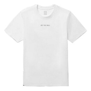 Vans oY Y Xj[J[ yVans Back Large logo Printing Athleisure Casual Sports Short Sleeve Couple Style White VN0A48C1WHTz TCY US_M_XL