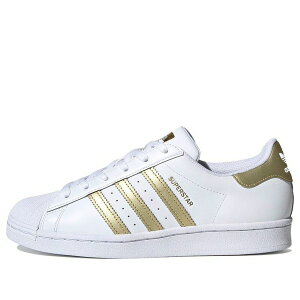 adidas AfB_X fB[X Xj[J[ y(WMNS) adidas Superstar 'White Gold Metallic' FX7483z TCY US_5(22.0cm)