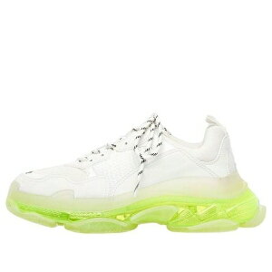 Balenciaga oVAK fB[X Xj[J[ y(WMNS) Balenciaga Triple S Sneaker 'Clear Sole - White Fluo Yellow' 544351W2FR19073z TCY US_6(23.0cm)