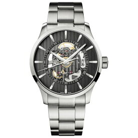 ミド メンズ 腕時計 アクセサリー Men's Swiss Automatic Multifort Skeleton Vertigo Stainless Steel Bracelet Watch 42mm Anthracite