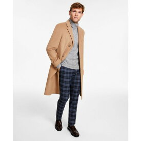 マイケルコース メンズ ジャケット＆ブルゾン アウター Men's Classic-Fit Solid Wool Blend Overcoats Camel