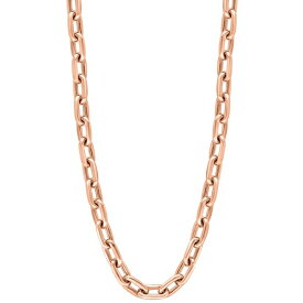 エフィー コレクション メンズ ネックレス・チョーカー アクセサリー EFFY&reg; Men's Link 22" Chain Necklace in 14k Rose Gold-Plated Sterling Silver Rose Gold Over Silver