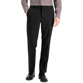 ペリーエリス メンズ カジュアルパンツ ボトムス Men's Modern-Fit Stretch Solid Resolution Pants Black