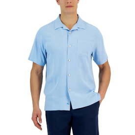 トッミーバハマ メンズ シャツ トップス Men's Al Fresco Tropics Short-Sleeve Shirt Aqua Ice