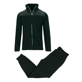 ギャラクシーバイハルビック メンズ パーカー・スウェットシャツ アウター Men's Sweater Jogger Polar Fleece Matching, 2 Piece Set Charcoal