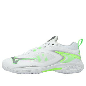 Mizuno �~�Y�m �����Y �X�j�[�J�[ �yMizuno Wave Claw Neo 3 Wide 'White Green' 71GA247321�z �T�C�Y US_7.5(25.5cm)