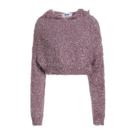 【送料無料】 エムエスジイエム レディース ニット&セーター アウター Sweaters Pink