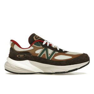 New Balance �j���[�o�����X �����Y �X�j�[�J�[ �yNew Balance 990v6 MiUSA Teddy Santis Paris�z �T�C�Y US_6(24.0cm) Brown/Beige/Red