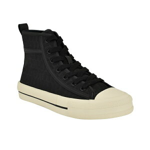 QX fB[X Xj[J[ V[Y Women's Colyn High Top Logo Lace-Up Sneakers Black