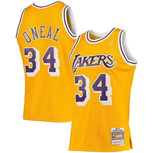 �~�b�`�F��&�l�X �����Y �V���c �g�b�v�X Men's Shaquille O'Neal Gold-Tone Los Angeles Lakers Hardwood Classics 1996-97 Swingman Jersey Gold