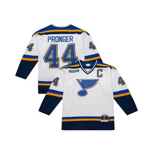 �~�b�`�F��&�l�X �����Y �V���c �g�b�v�X Men's Chris Pronger White St. Louis Blues 1999-00 Power Play Jersey White