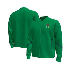 A_[A[}[ Y WPbgu] AE^[ Men's Green Notre Dame Fighting Irish Unstoppable Full-Zip Bomber Jacket Green
