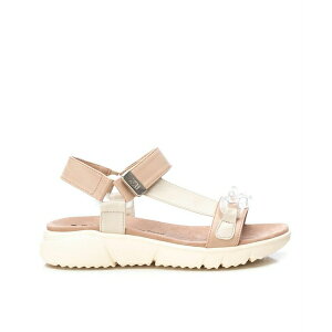LV^C fB[X T_ V[Y Women's Flat Sandals By Beige