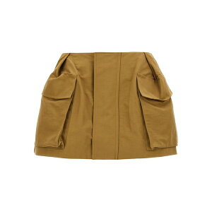 �T�J�C ���f�B�[�X �J�W���A���p���c �{�g���X Cargo zip mini shorts Yellow