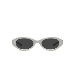 �}���^���}���W�F�� �����Y �T���O���X�E�A�C�E�F�A �A�N�Z�T���[ X gentle monster oval-frame sunglasses Grey