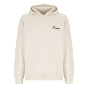 ���l�E�X �����Y �p�[�J�[�E�X�E�F�b�g�V���c �A�E�^�[ Embroidered-logo hoodie White