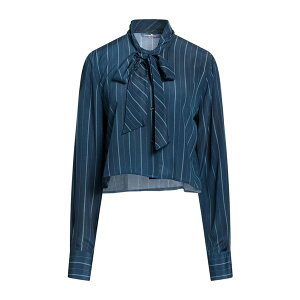 �y���������z �G���}���m �V�F�����B�[�m ���f�B�[�X �V���c �g�b�v�X Shirts Blue