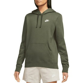 ナイキ レディース パーカー・スウェットシャツ アウター Nike Sportswear Women's Club Fleece Pullover Hoodie Cargo Khaki