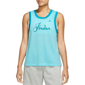 ジョーダン レディース シャツ トップス Jordan Women's Jersey Tank Top Bleached Aqua