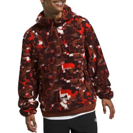 ノースフェイス メンズ パーカー・スウェットシャツ アウター The North Face Men's Campshire Fleece Hoodie Fiery Red Digi Hd Print