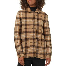 テンツリー レディース ジャケット＆ブルゾン アウター tentree Women's Flannel Utility Jacket Cartouche/Slate Brown