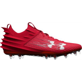 アンダーアーマー メンズ サッカー スポーツ Under Armour Men's Blur Smoke 2.0 MC Football Cleats Red/White