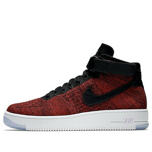 Nike �i�C�L �����Y �X�j�[�J�[ �G�A�t�H�[�X �yNike Air Force 1 Mid Ultra Flyknit 'University Red' 817420-600�z �T�C�Y US_8.5(26.5cm)