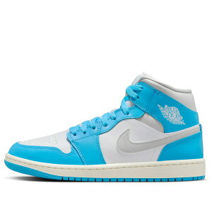 Jordan �W���[�_�� ���f�B�[�X �X�j�[�J�[ �y(WMNS) Air Jordan 1 Mid 'Dark Powder Blue' BQ6472-400�z �T�C�Y US_W_10.5