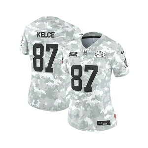 �i�C�L ���f�B�[�X �J�b�g�\�[ �g�b�v�X Women's Travis Kelce Arctic Camo Kansas City Chiefs 2024 Salute to Service Limited Jersey Arctic Camo
