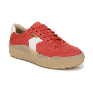 hN^[EV[ fB[X Xj[J[ V[Y Women's Time Off Win Lace Up Platform Sneakers Red Cherry Microfiber