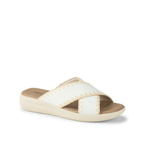 �x�A�g���b�v�X ���f�B�[�X �X���b�|���E���[�t�@�[ �V���[�Y Women's Origins Dolinda Slide Slip-On Sandals Off White Leather