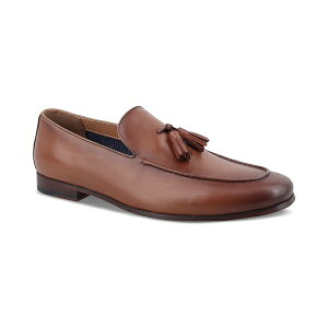 o[X[ Y Xb|E[t@[ V[Y Men's Benjiee Leather Slip-On Tassel Loafers, Exclusively at Macy's Burnt Copper Leather