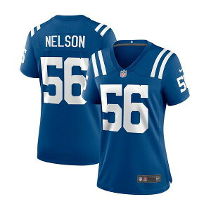 iCL fB[X Jbg\[ gbvX Women's Quenton Nelson Indianapolis Colts Alternate Game Jersey Royal/White