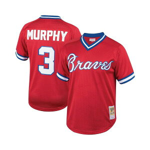 �~�b�`�F��&�l�X �����Y �V���c �g�b�v�X Men's Dale Murphy Red Atlanta Braves Cooperstown Collection Mesh Batting Practice Jersey Red