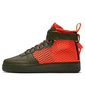 Nike �i�C�L �����Y �X�j�[�J�[ �G�A�t�H�[�X �yNike SF Air Force 1 Mid QS 'Cargo Khaki Crimson' AA7345-300�z �T�C�Y US_10(28.0cm)