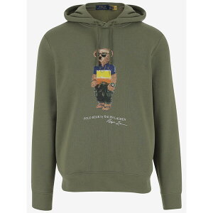 t[ Y jbg&Z[^[ AE^[ Cotton Blend Sweatshirt With Polo Bear Print SP25TREEGREENBEACHSHPBEAR