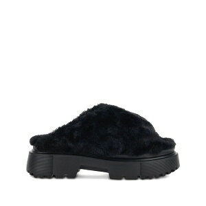 �z�[�K�� ���f�B�[�X �T���_�� �V���[�Y Crossed bands slides Black