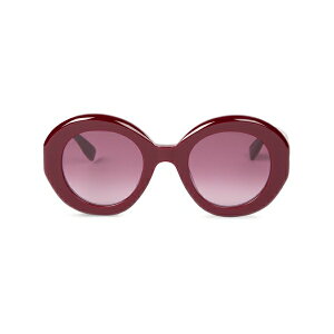 �r�N�^�[�A���h�����t ���f�B�[�X �T���O���X���A�C�E�F�A �A�N�Z�T���[ Round-frame sunglasses Red