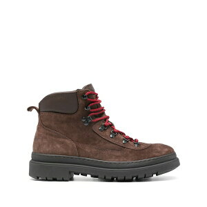 �����t���[���� �����Y �u�[�c �V���[�Y Lace-up suede boots Brown