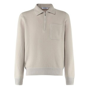 �W�����K���A�[�m �����Y �|���V���c �g�b�v�X Half-zip polo shirt Neutrals