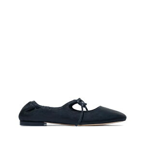 �x���i���h ���f�B�[�X �T���_�� �V���[�Y Bernardo 1946 elasticated tie-fastening ballet flats Black
