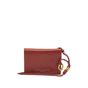 �W�����j�E�L�A���[�j ���f�B�[�X ���z �A�N�Z�T���[ Ring-detail strap wallet Red