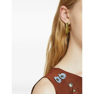 �}���j ���f�B�[�X �s�A�X���C�������O �A�N�Z�T���[ Trapeze hoop earrings Gold
