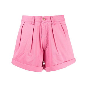 �f�j�~�X�g ���f�B�[�X �J�W���A���p���c �{�g���X Pleated cotton mini shorts Pink