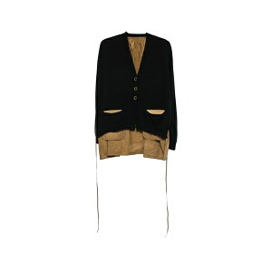 ���}�E���� ���f�B�[�X �J�[�f�B�K�� �A�E�^�[ Front-pocket cardigan Black