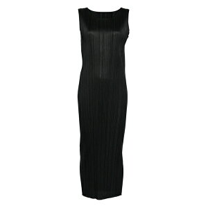 �v���[�c �v���[�Y �C�b�Z�C �~���P ���f�B�[�X �����s�[�X �g�b�v�X Round-neck sleeveless dress Black