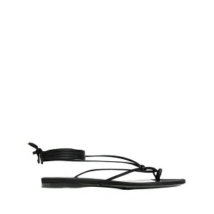 �W �A�e�B�R ���f�B�[�X �T���_�� �V���[�Y Wraparound style sandals Black
